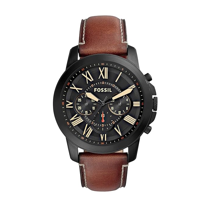 Fossil Chronograph Black Dial Men's Watch