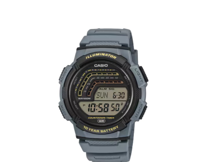 New CASIO MENS RESIN WS-1800-2AVDF - A2533