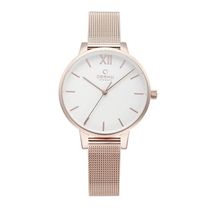 Obaku Analog Silver Dial Women's Watch