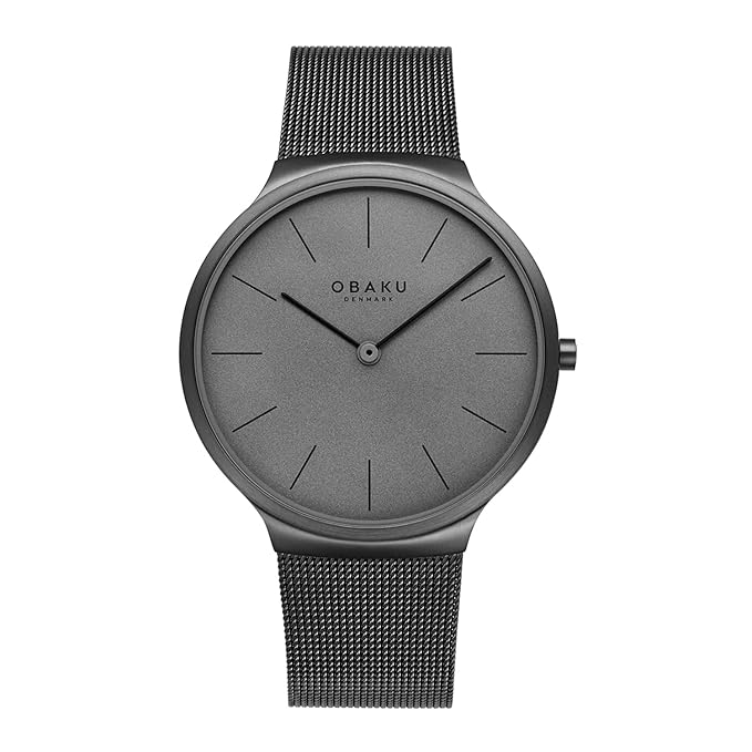 Obaku ARK Slim Analog Gray Dial Men's Watch