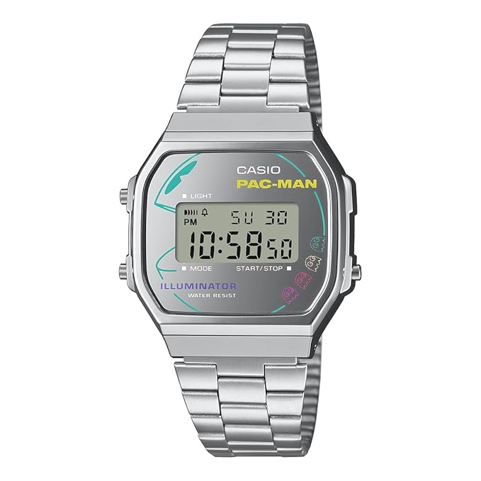 Casio Vintage A168WEPC-7ADR Digital Silver Dial Unisex watch