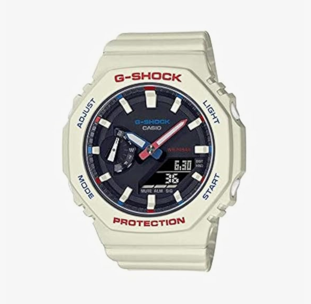 Casio G-Shock Women Carbon Core Guard Analog-Digital Black Dial Women GMA-S2100WT-7A1DR