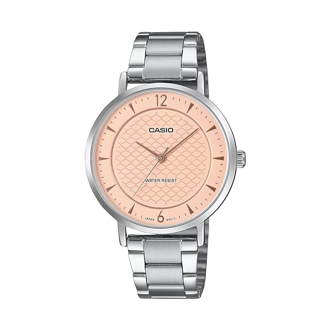 Casio Enticer Analog Pink Dial Women LTP-VT04D-4ADF