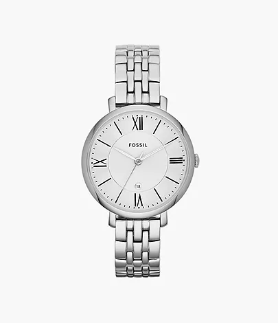 Fossil Jacqueline Three-Hand Date Stainless Steel Watch