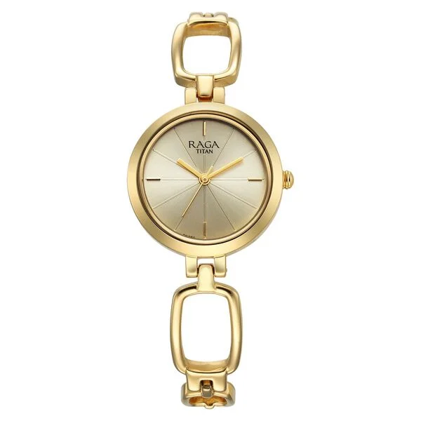 Titan Raga Champagne Dial Watch for Women