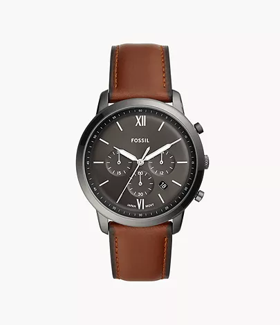 Fossil Neutra Chronograph Amber Leather Watch