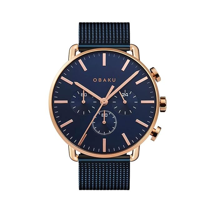 Obaku Havn-Ocean Analog Blue Dial Men's Watch