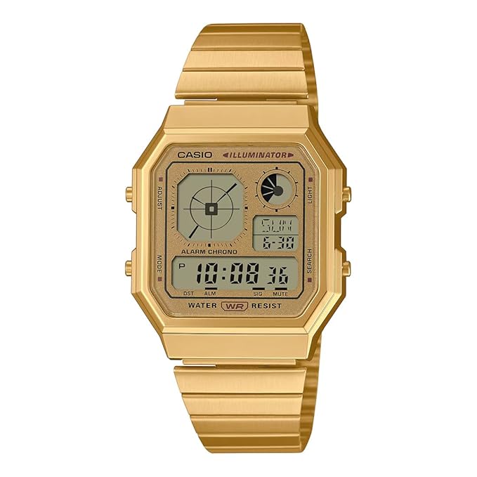 Casio Vintage A130WEG-9ADF Digital Gold Dial Unisex watch