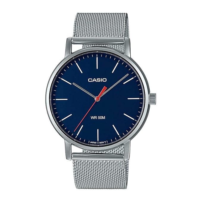 Casio Enticer Analog Blue Dial Men's Watch -MTP-E171M-2EVDF