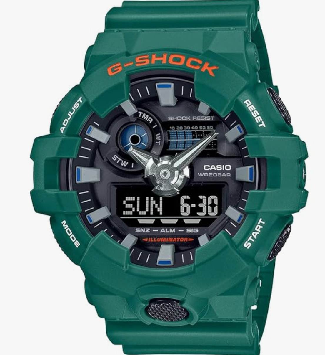Casio G-Shock Analog-Digital Black Dial Men GA-700SC-3ADR