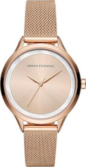 Armani Exchange Women Watch with Sunray Dial