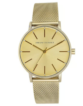 Armani Exchange LOLA Women Gold Analogue Watch