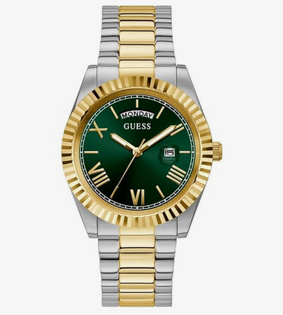 GUESS Men Round Dial Analogue & Water Resistant Man's Wrist Watches