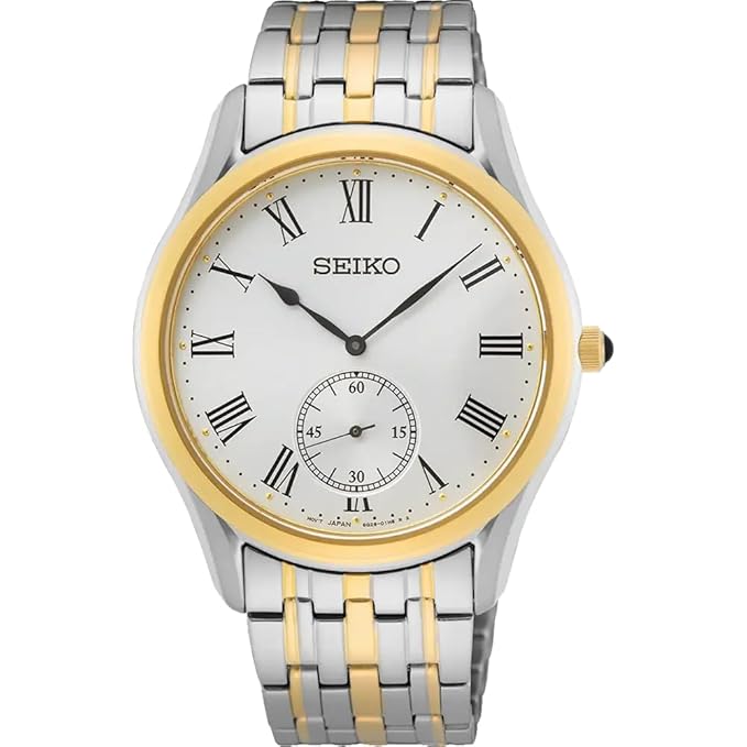 Seiko Stainless Steel Men Collection Analog White Dial Watch