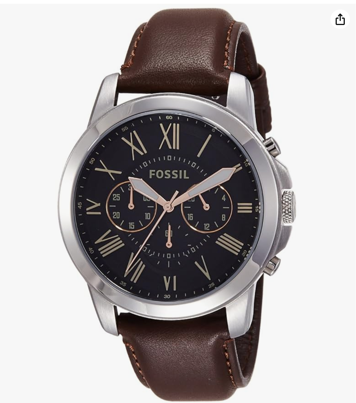 Mens Chronograph Leather Watch - FS4813I