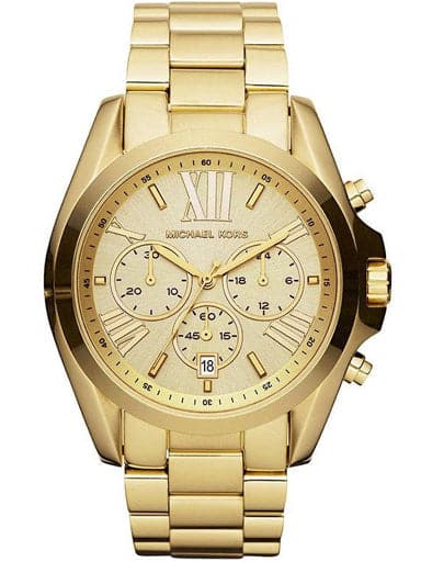 Michael Kors Analogue Gold Tone Watch For Women