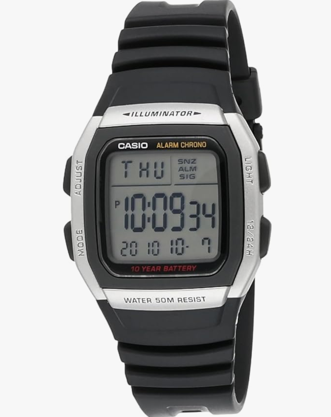 Casio Youth Series Digital Grey Dial Men's Watch - W-96H-1AVDF(D031)