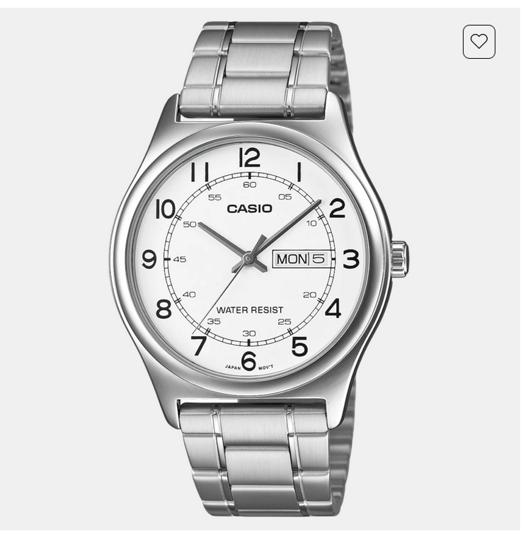 Enticer Men Quartz White Dial Analog Stainless Steel Watch A2316