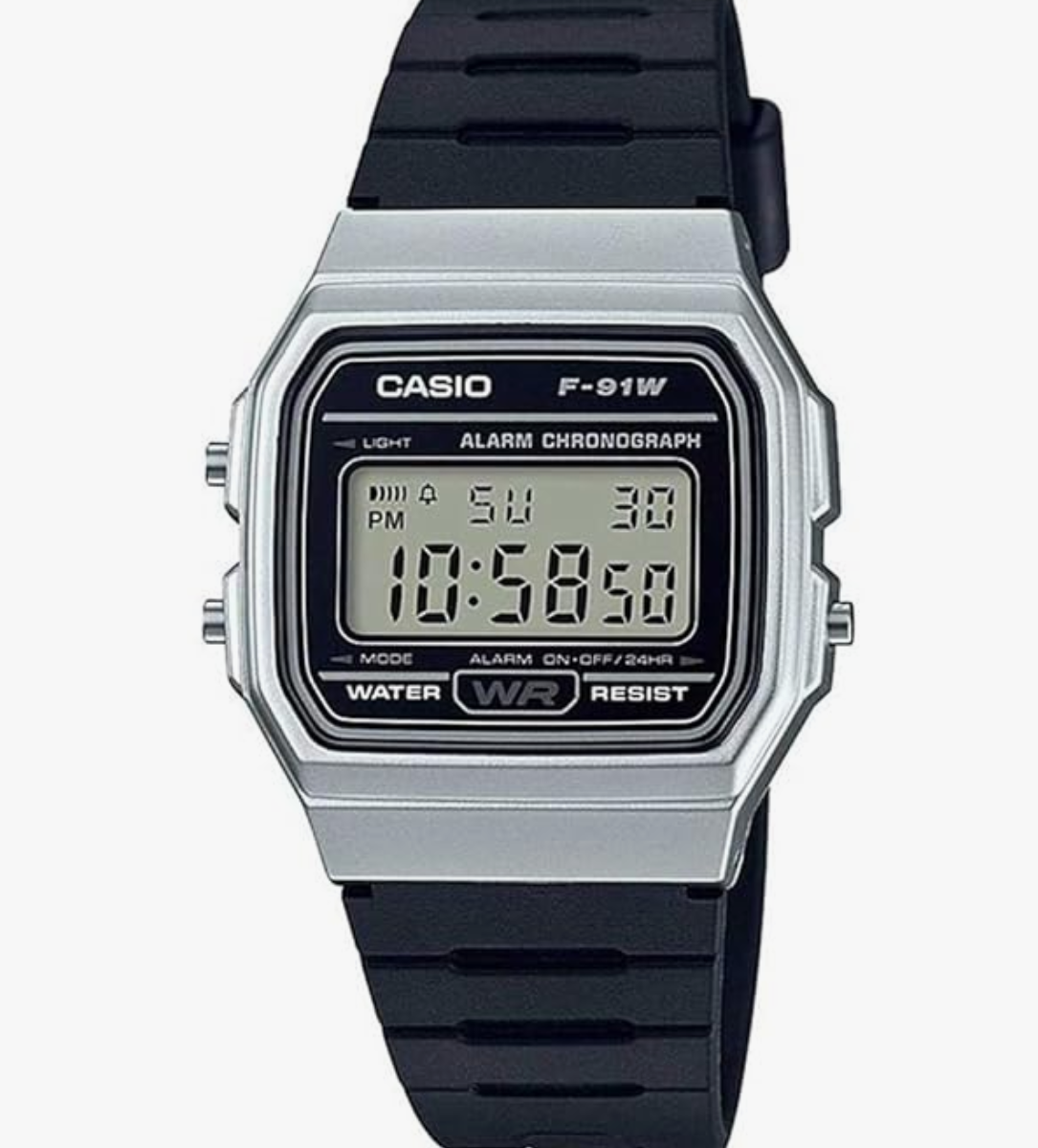 Casio Vintage Series Digital Black Dial Men's Watch-F-91WM-7ADF