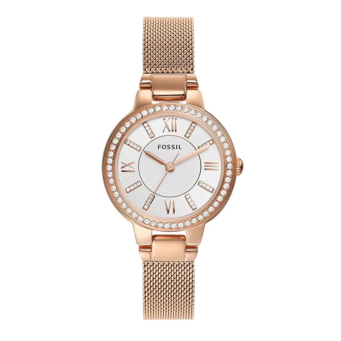Fossil Analog White Dial Women's Watch