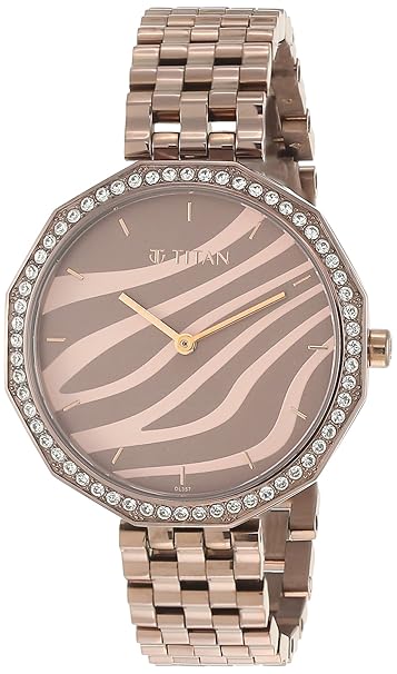 Titan Animalia Analog Purple Dial Women's Watch