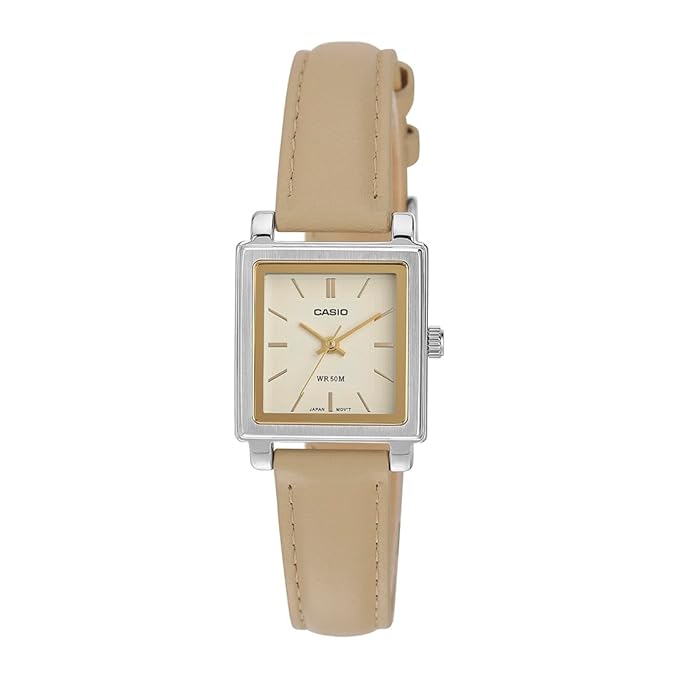 Casio Enticer Analog Beige Dial Women LTP-E176L-5AVDF