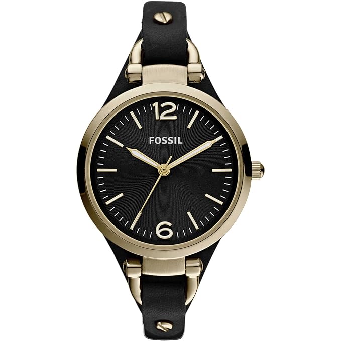 Fossil Georgia Analog Black Dial Women's Watch
