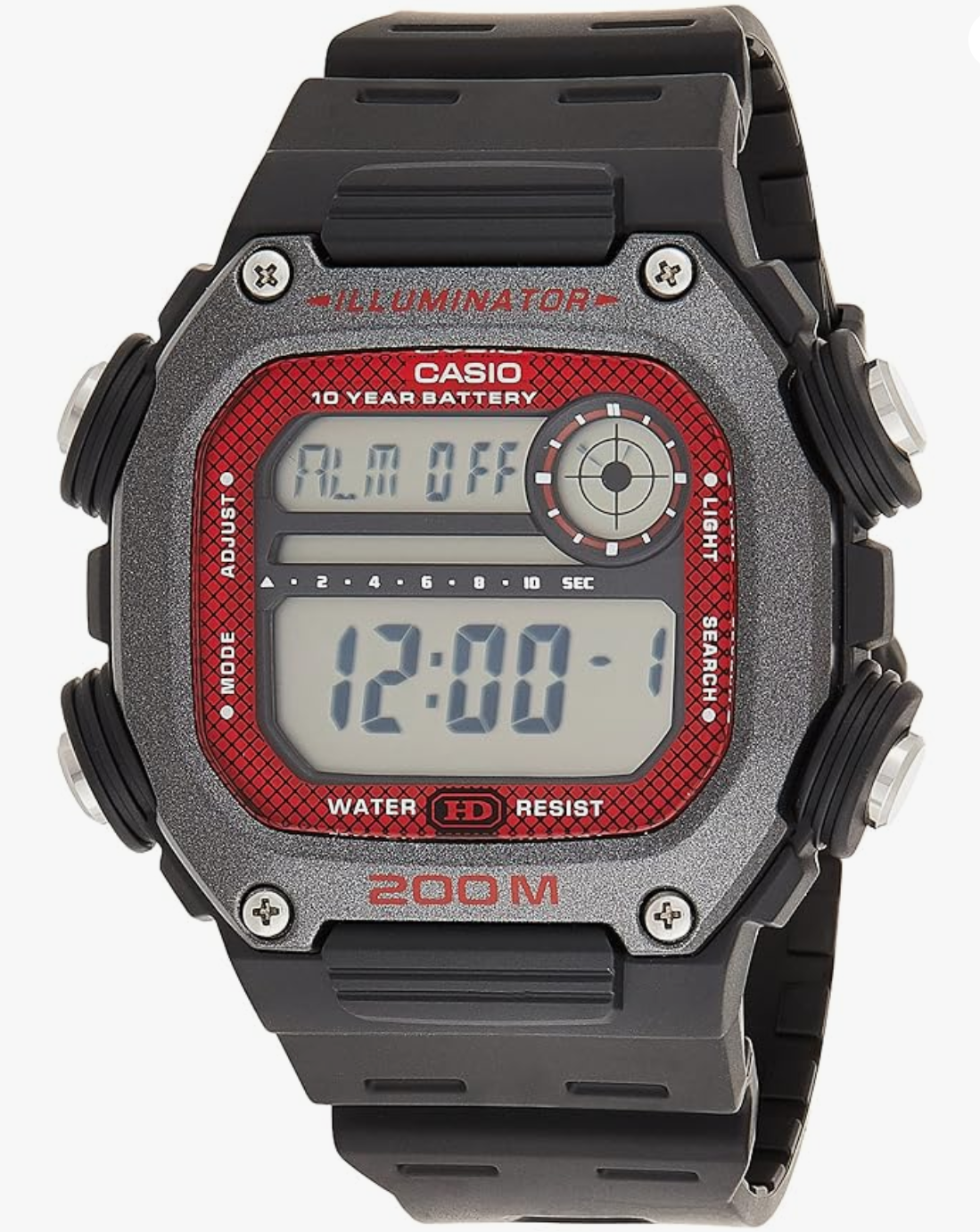 Casio Youth Series Digital Grey Dial Men's Watch - DW-291H-1BVDF(I117)