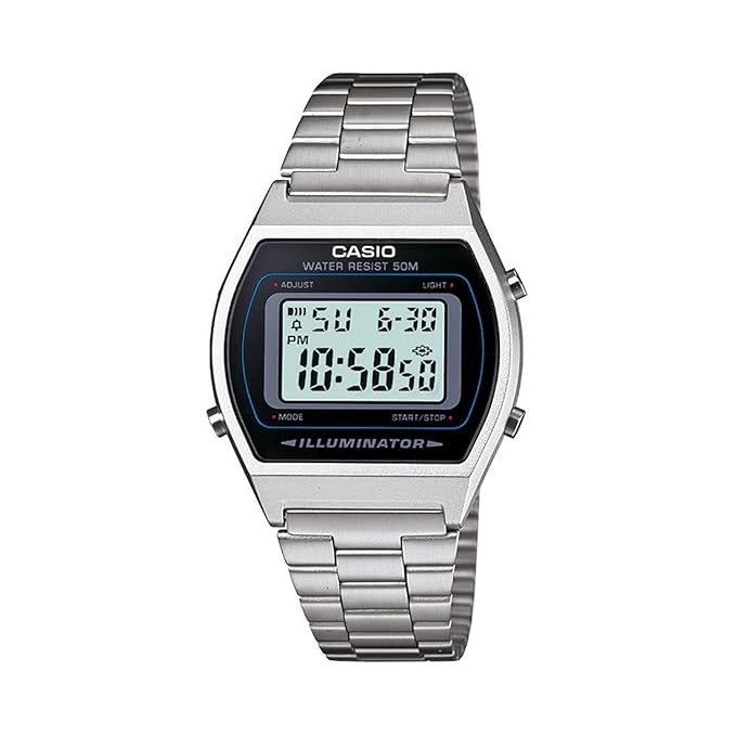 Casio Vintage Digital Multicolor Dial Unisex Watch B640WD-1AVDF