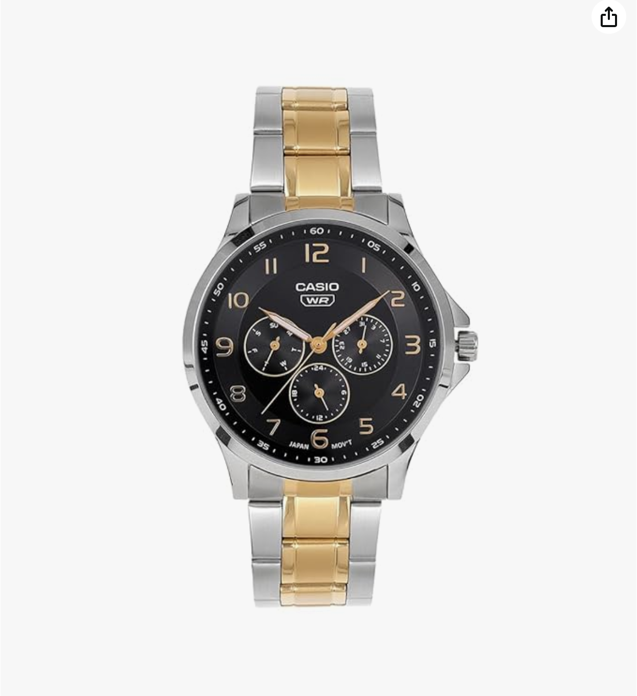 Casio Enticer Men MTP-SN2KSG-1A Analog Black Dial Men