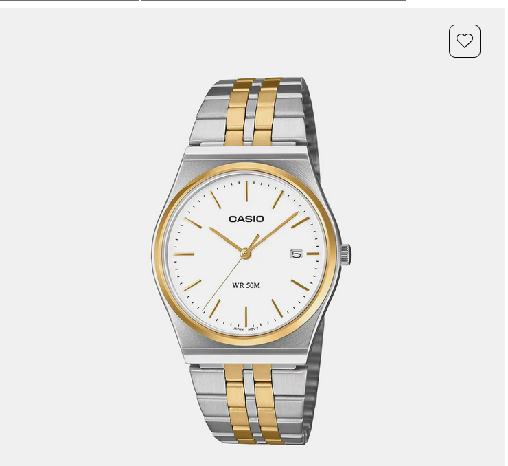 Casio Enticer Men MTP-B145SG-7AVDF Analog White Dial Men (A2522)