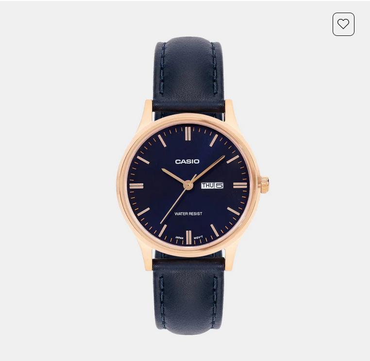 Women Quartz Blue Dial Analog Stainless Steel Watch A2511