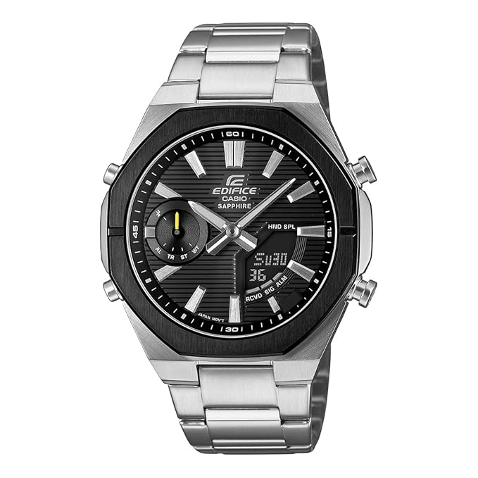 Edifice Bluetooth Analog-Digital Black Dial Men  ECB-S10DB-1ADF