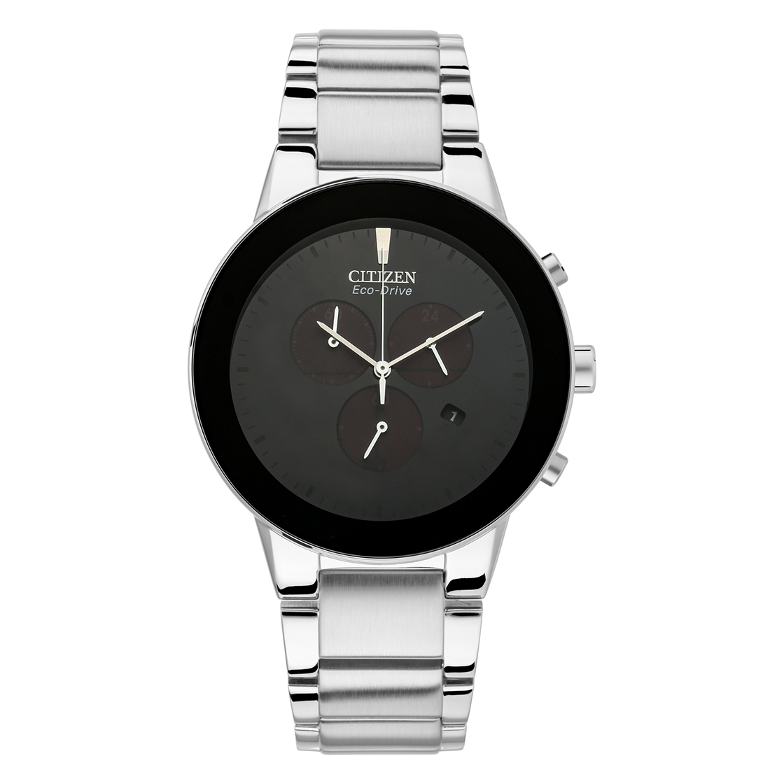 Citizen Eco-Drive Gents Watch Black Dial - AT2240-51E