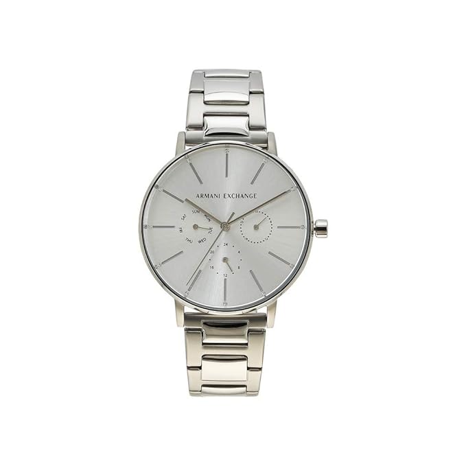 Armani Exchange Analogue Grey Dial Stainless Steel Multi-Function Women's Watch