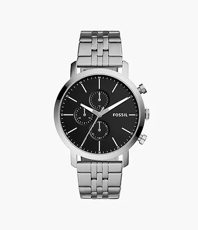 Fossil Luther Chronograph Stainless Steel Watch