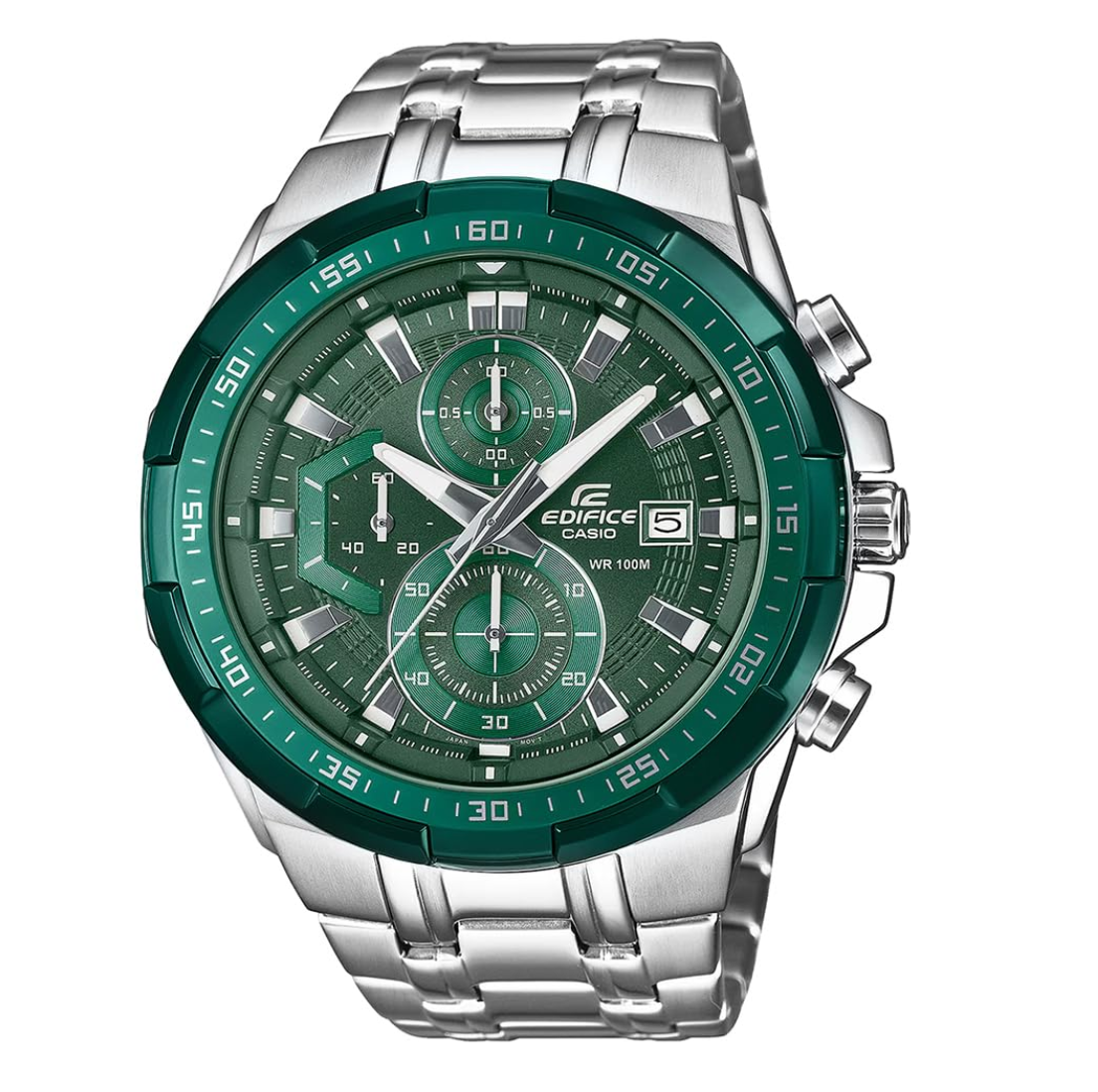Casio Edifice EFR-539DE-3AVUDF Analog Green Dial Men