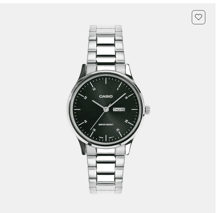 Women Quartz White Dial Analog Stainless Steel Watch A2504