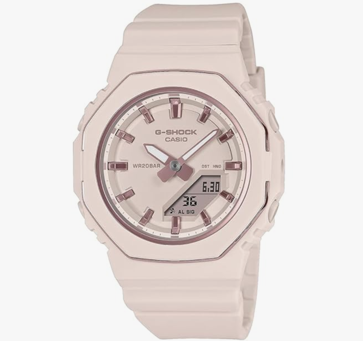 Casio G-Shock Women GMA-P2110-4ADR Analog-Digital Beige Dial Women