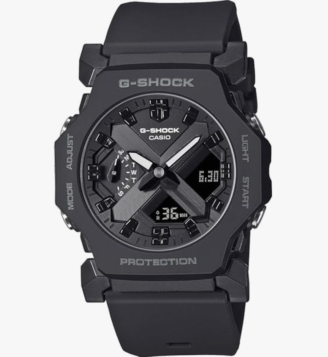 Casio G-Shock GA-2300-1ADR Analog-Digital Black Dial Men Watch Black Resin Strap