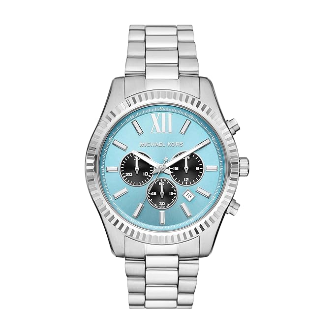 Michael Kors Lexington Silver Watch