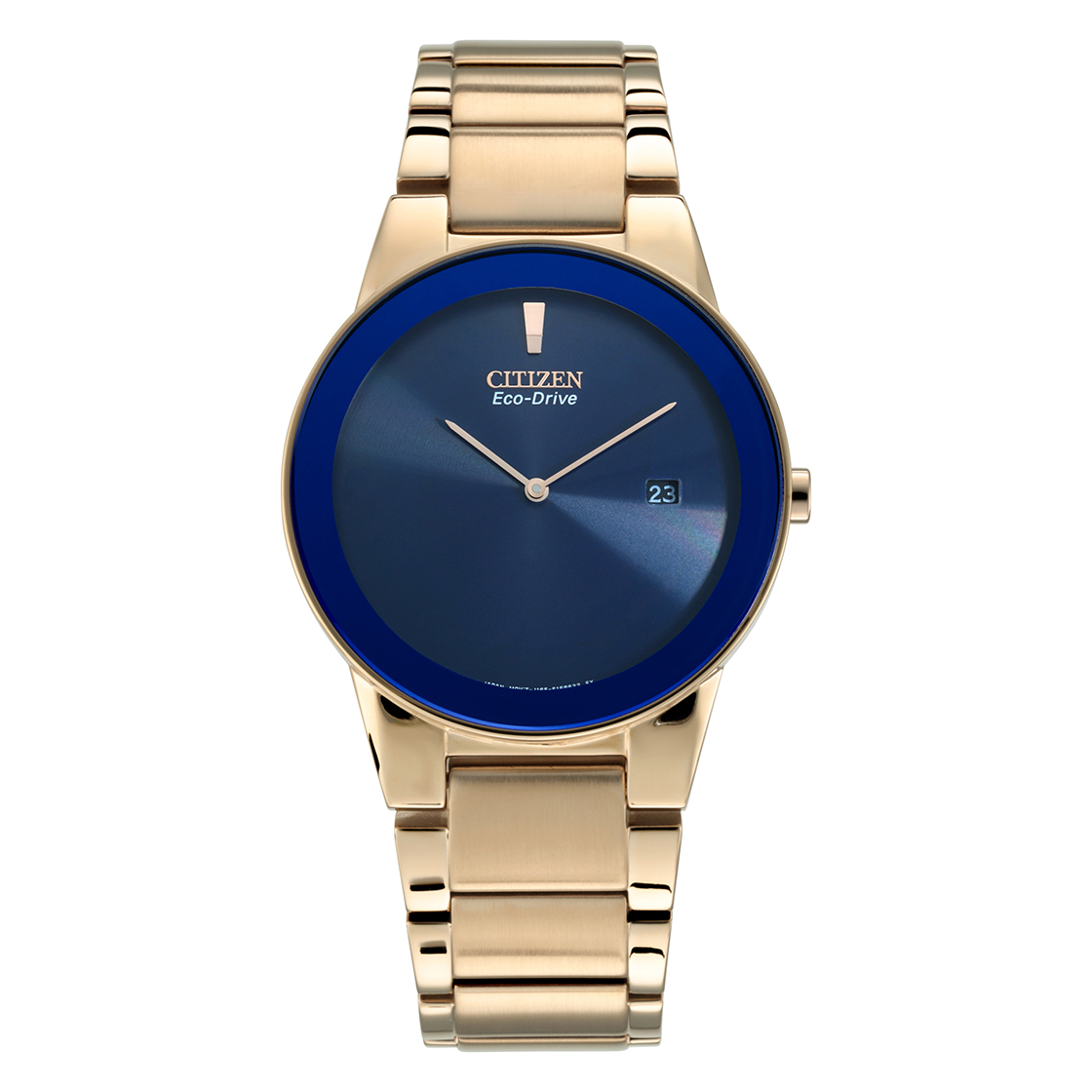 Citizen Eco-Drive Gents Watch Blue Dial - AU1066-80L
