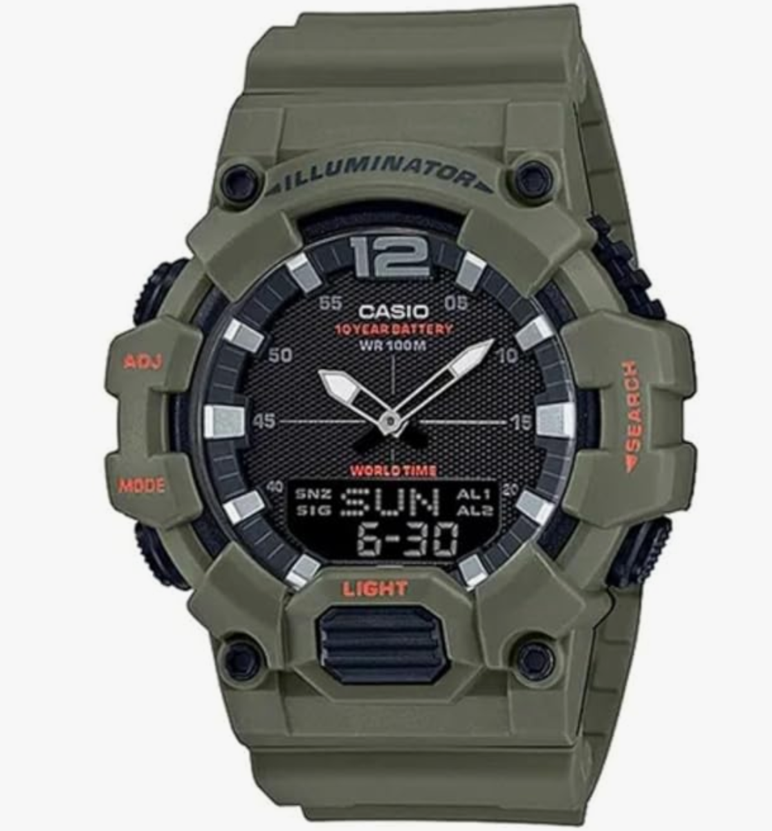 Casio Analog-Digital Black Dial Men's Watch-HDC-700-3A2VDF