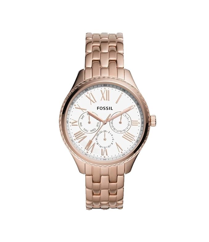 Fossil Stainless Steel Redding Analog White Dial Women's Watch