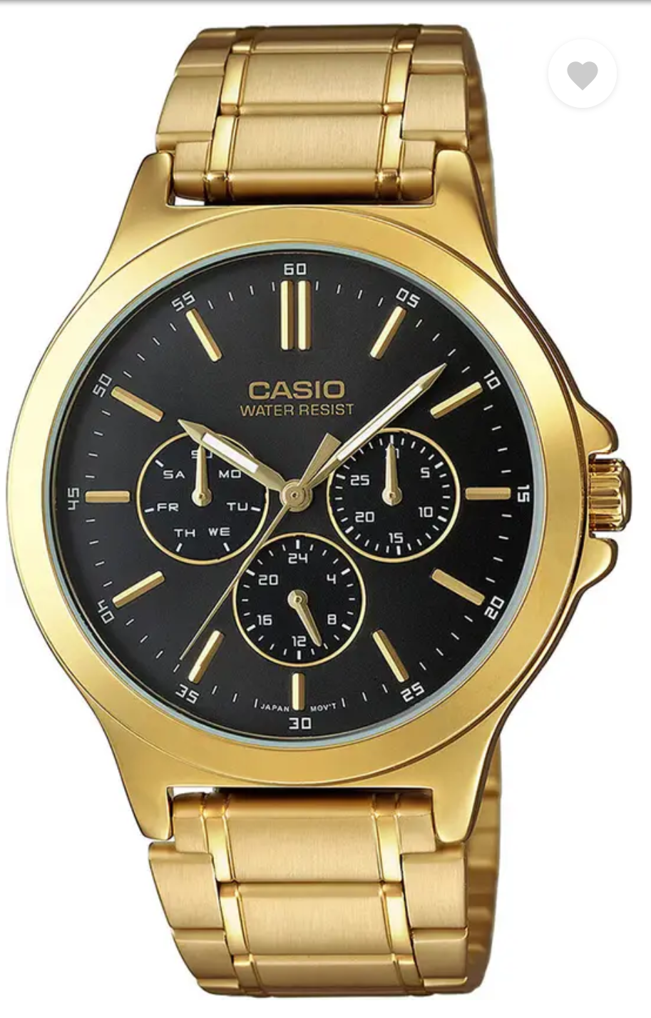 Enticer Men's Chronograph Stainless Steel Watch - MTP-V300G-1AUDF