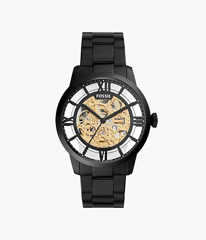 44mm Townsman Automatic Black Stainless Steel Watch