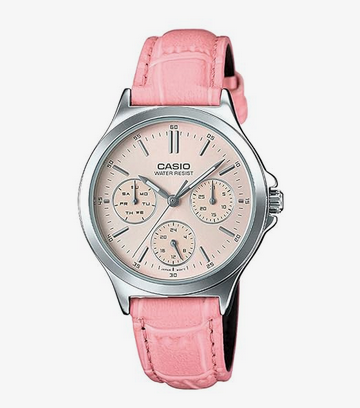 Casio Enticer Lady's Analog Red Dial Women's Watch - A1150 (LTP-V300L-4AUDF)