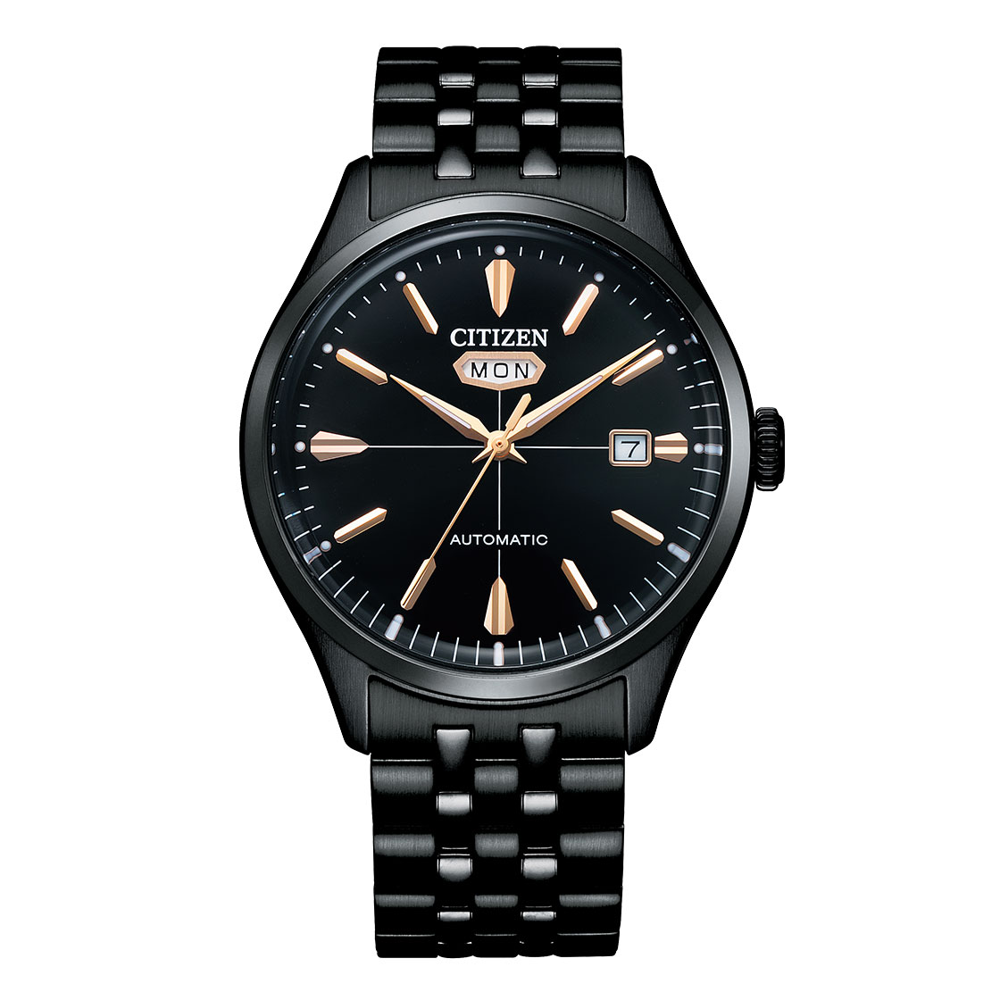 Citizen Automatic Gents Watch Black Dial - NH8395-77E