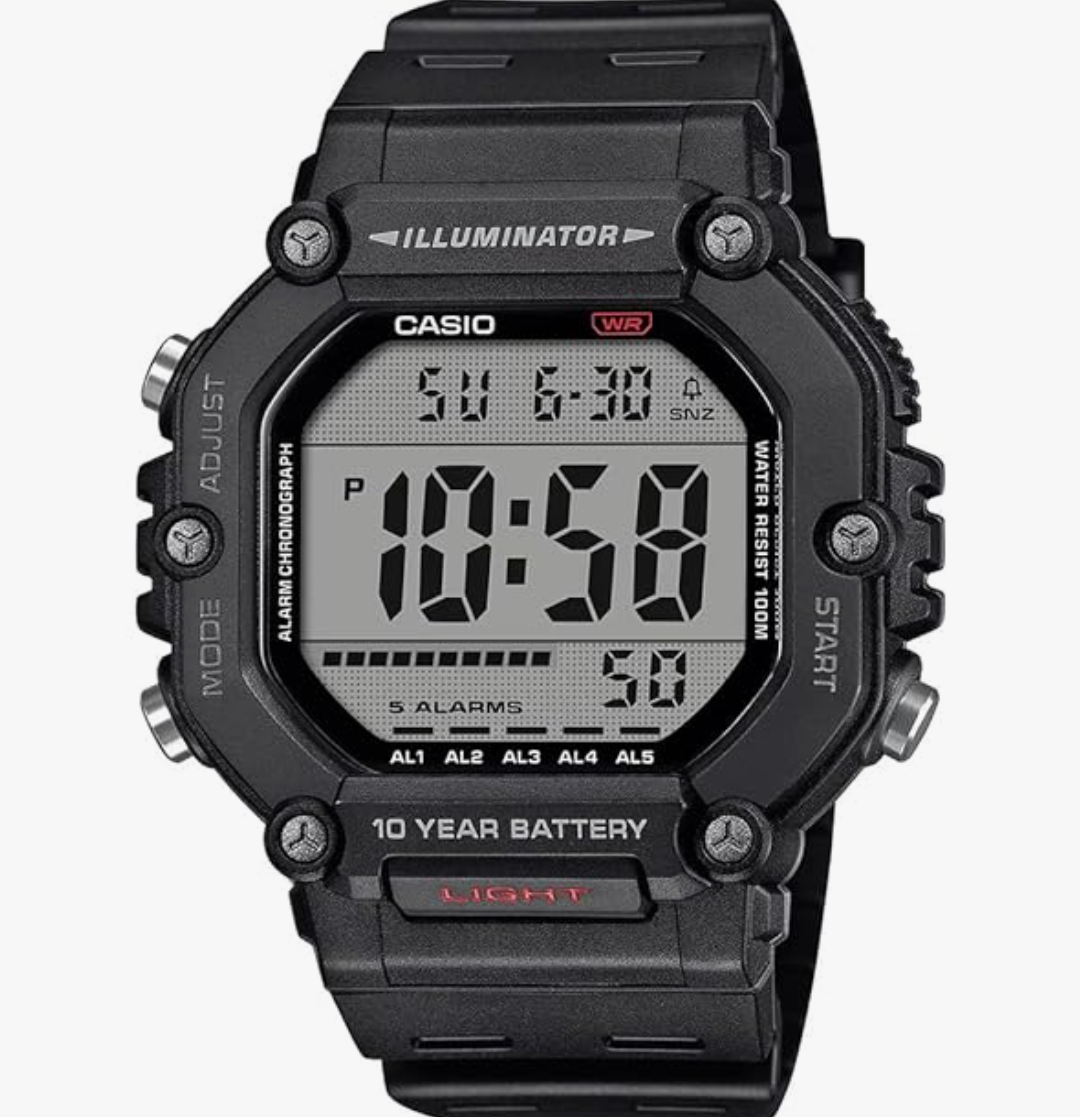 Casio Youth AE-1600H-1AVDF Digital Black Dial Men