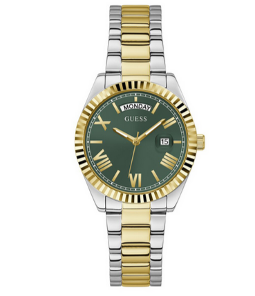 Luna 36 mm Green Dial Analog Watch For Women